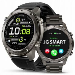 ZEGAREK SMARTWATCH MĘSKI WODOODPORNY ROZMOWY MENU PL SPORT GPS SMART WATCH. Zegarki męskie JG Smart, bez wzorów. Za 319.99 zł.
