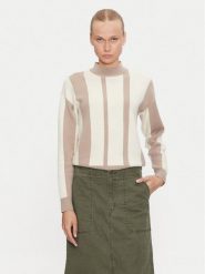 Vero Moda Sweter Gold New Art 10311357 Beżowy Regular Fit. Brązowe swetry nierozpinane damskie Vero Moda, l, bez wzorów, z syntetyku, bez kołnierzyka, bez ramiączek. Za 89.99 zł.