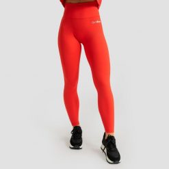 Legginsy damskie fitness z wysokim stanem czerwone Limitless. Czerwone legginsy damskie GYMBEAM, bez wzorów, z elastanu. Za 112.90 zł.