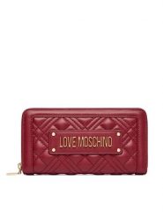LOVE MOSCHINO Portfel JC5600PP1PLA0552 Bordowy. Czerwone portfele damskie Love Moschino, ze skóry. Za 439.99 zł.
