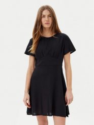 Volcom Sukienka codzienna Surfpunk B1312418 Czarny Regular Fit. Czarne sukienki damskie Volcom, na co dzień, s, bez wzorów, z wiskozy, bez kołnierzyka, bez ramiączek, proste. Za 179.99 zł.