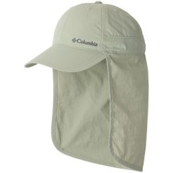 Czapka z daszkiem dla dorosłych Schooner Bank II Cap. Zielone czapki damskie Columbia, na lato, bez wzorów, z materiału, sportowe. Za 119.99 zł.