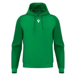 Bluza z kapturem Macron Horn. Zielone bluzy damskie Macron, m, bez wzorów, z materiału, sportowe, bez ramiączek, z kapturem. Za 244.00 zł.