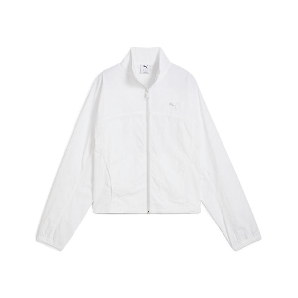 Puma Bluza Dare To Oversized Zip-Off 62980702. Białe bluzy damskie Puma, m, bez wzorów, z materiału, bez ramiączek, bez kaptura. Za 267.99 zł.