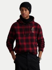 Polo Ralph Lauren Bluza 710981796001 Czerwony Regular Fit. Czerwone bluzy męskie Polo Ralph Lauren, l, bez wzorów, z bawełny, bez ramiączek, bez kaptura. Za 1,199.00 zł.