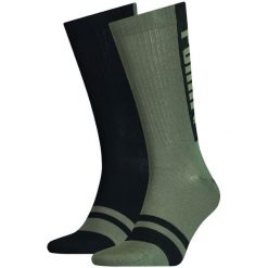 Skarpety Męskie Puma Seasonal Logo Socks Czarne 43-46. Czarne skarpety męskie Puma, bez wzorów, z bawełny. Za 124.99 zł.
