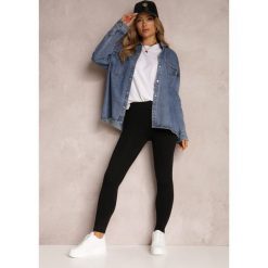 Czarne Legginsy Cirino. Czarne legginsy damskie Renee, bez wzorów, z bawełny. Za 19.99 zł.