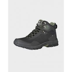 Buty trekkingowe męskie Halti Fara Mid 2 DX. Czarne buty zimowe męskie Whistler, bez wzorów, bez obcasa, bez zapięcia. Za 549.99 zł.