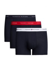 Tommy Hilfiger Obcisłe bokserki pakowane po 3 szt. Mężczyźni Bawełna niebieski, LG. Niebieskie bokserki męskie Tommy Hilfiger, bez wzorów, z bawełny. Za 179.95 zł.