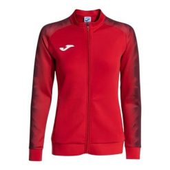 Damska bluza dresowa Joma Elite XI. Czerwone bluzy damskie Joma, l, z aplikacjami, z dresówki, eleganckie, bez ramiączek, bez kaptura. Za 221.00 zł.