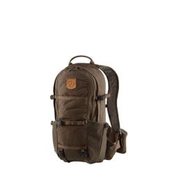 Plecak Fjallraven Lappland Hike 15 - dark olive. Brązowe plecaki damskie Fjällräven, bez wzorów, sportowe. Za 871.19 zł.