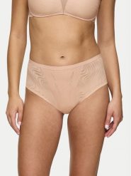 Triumph Figi klasyczne z wysokim stanem Shape Smart Ellipse 10222289 Beżowy. Brązowe majtki damskie Triumph, z syntetyku. Za 119.99 zł.