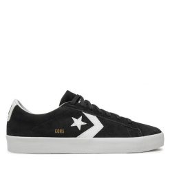 Tenisówki Converse. Czarne trampki męskie Converse, bez wzorów, bez zapięcia. Za 189.99 zł.