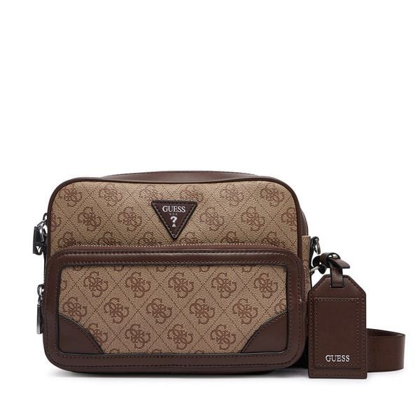Saszetka Guess. Brązowe saszetki i nerki męskie Guess, małe. Za 370.99 zł.