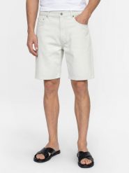Calvin Klein Jeans spodnie garniturowe dżinsowe bermudy Mężczyźni Bawełna biały, 30. Białe garnitury męskie Calvin Klein Jeans, na lato, m, z aplikacjami, z bawełny, klasyczne. Za 329.95 zł.