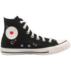 Trampki damskie Converse Chuck Taylor All Star Y2K Heart. Czarne trampki i tenisówki damskie Converse, bez wzorów, bez zapięcia. Za 229.99 zł.