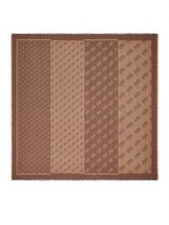 Guess Chusta AW5526 VIS03 Brązowy. Brązowe rękawiczki damskie Guess, z aplikacjami, z wiskozy. Za 194.99 zł.