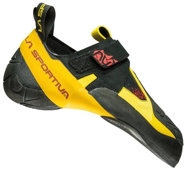 Buty trekkingowe Skwama. Czarne trekkingi męskie La Sportiva, z gumy, bez zapięcia. Za 584.49 zł.