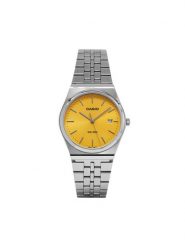 Casio Zegarek MTP-B145D-9AVEF Srebrny. Szare, analogowe zegarki męskie Casio, bez wzorów, srebrne. Za 339.99 zł.