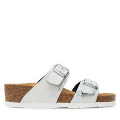 Klapki Dr. Brinkmann. Fioletowe klapki damskie Dr. Brinkmann, bez wzorów, bez obcasa, bez zapięcia. Za 299.99 zł.