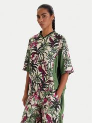 Adidas T-Shirt Farm Rio Premium KD4628 Zielony Loose Fit. Zielone t-shirty damskie Adidas, s, bez wzorów, z syntetyku, bez kołnierzyka, bez ramiączek. Za 399.99 zł.