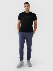 4F Spodnie dresowe joggery męskie - szare XL. Szare spodnie sportowe męskie 4F, l, bez wzorów, z bawełny. W wyprzedaży za 119.99 zł.