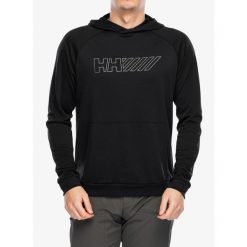 Bluza z kapturem męska Helly Hansen LIFA Tech Lite Hoodie. Czarne bluzy męskie Helly Hansen, m, bez wzorów, bez ramiączek, z kapturem. Za 234.99 zł.
