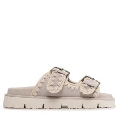 Sandały Mou. Sandały damskie Mou, bez wzorów, bez obcasa, na płaskiej podeszwie, bez zapięcia. Za 599.99 zł.