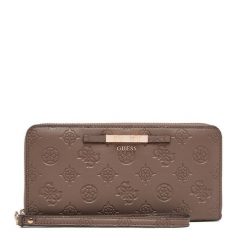 Portfel Guess. Brązowe portfele damskie Guess. Za 294.99 zł.