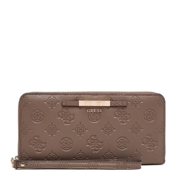 Portfel Guess. Brązowe portfele damskie Guess. Za 294.99 zł.