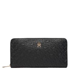 Portfel Tommy Hilfiger. Czarne portfele damskie Tommy Hilfiger. Za 349.99 zł.