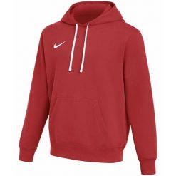Bluza męska Nike Park 26 Fleece Hoodie. Czerwone bluzy sportowe męskie Nike, m, bez wzorów, z bawełny, bez kaptura. Za 186.99 zł.