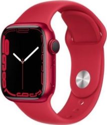 Smartwatch Apple Watch 7 GPS 41mm Czerwony (MKN23WB/A). Czerwone zegarki smartwatch Apple, bez wzorów. Za 1,581.28 zł.