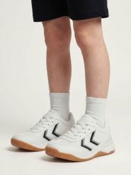 Buty halowe Hummel Multiplay Flex LC 2.0. Szare obuwie trekkingowe damskie Hummel, z materiału, bez zapięcia. Za 216.50 zł.