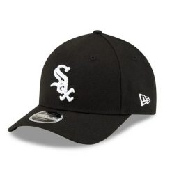 Czapka baseballowa Chicago White Sox. Czarne czapki damskie New Era, bez wzorów. Za 231.50 zł.