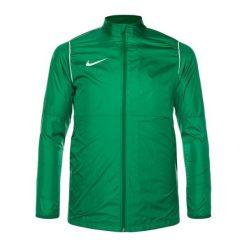 Kurtka piłkarska męska Nike Park 20 Rain Jacket. Zielone kurtki męskie Nike, m, bez wzorów, sportowe, bez kaptura. Za 204.12 zł.