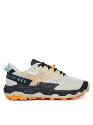 Mizuno Buty do biegania Wave Mujin 11 J1GJ2570 Szary. Szare buty sportowe męskie Mizuno, bez wzorów, z materiału, bez zapięcia, do biegania. Za 489.99 zł.