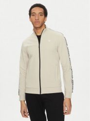 Guess Bluza Z2YQ12 K6ZS1 Beżowy Regular Fit. Brązowe bluzy męskie Guess, m, z aplikacjami, z bawełny, bez ramiączek, bez kaptura. Za 359.99 zł.