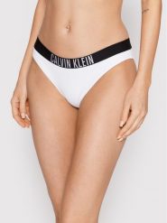 Calvin Klein Swimwear Dół od bikini Classic KW0KW01859 Biały. Białe bikini Calvin Klein Swimwear, m, bez wzorów, z syntetyku. Za 119.99 zł.