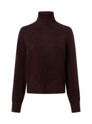 Samsøe Samsøe Sweter z dzianiny z zawartością alpaki - Nola Kobiety brązowy, L. Brązowe swetry nierozpinane damskie Samsøe & Samsøe, l, bez wzorów, z dzianiny, eleganckie, bez kołnierzyka, bez ramiączek. Za 549.95 zł.