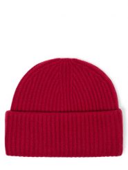 Marie Lund czapka z kaszmiru Kobiety Kaszmir czerwony, ONE SIZE. Czerwone czapki damskie Marie Lund, bez wzorów, z kaszmiru. Za 349.95 zł.