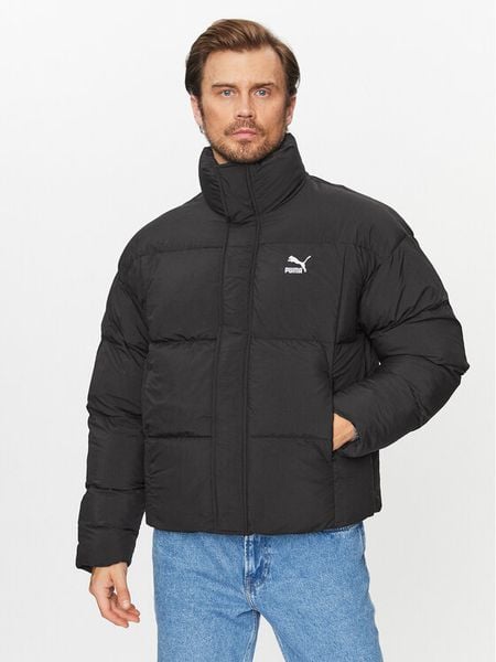 Puma Kurtka zimowa Classics 621673 Czarny Oversize. Czarne kurtki męskie Puma, na zimę, m, bez wzorów, z syntetyku, bez kaptura. Za 419.99 zł.