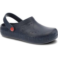 Niebieskie Klapki Big Star Wodoodporne Buty Damskie. Niebieskie klapki damskie BIG STAR, bez wzorów, eleganckie, bez obcasa, bez zapięcia. Za 69.99 zł.