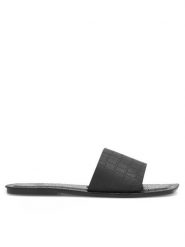 JENNY Klapki CT1011-3 Czarny. Czarne klapki damskie Jenny, bez wzorów, z tworzywa sztucznego, bez obcasa, bez zapięcia. Za 39.99 zł.