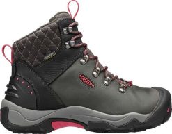 Buty trekkingowe damskie Keen Revel III czarno-różowe r. 37.5. Czarne obuwie trekkingowe damskie Keen, bez zapięcia. Za 749.99 zł.
