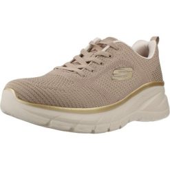 Buty SKECHERS FASHION FIT 2.0 MOONLIGHT Brązowy. Brązowe obuwie sportowe damskie Skechers, z tkaniny, bez zapięcia. Za 280.99 zł.