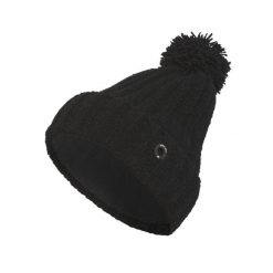 Czapka z pomponem, pleciona z chenille, damska adidas. Czarne czapki damskie Adidas, bez wzorów, z dzianiny, eleganckie. Za 141.50 zł.