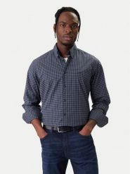 BOSS Koszula Ricoplus 50556464 Granatowy Regular Fit. Niebieskie koszule męskie Boss, m, bez wzorów, z bawełny, bez kołnierzyka, bez ramiączek. Za 449.99 zł.