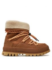 Palladium Śniegowce Pallashock Hiver 94349-252-M Brązowy. Brązowe śniegowce damskie Palladium, ze skóry, bez zapięcia. Za 479.99 zł.