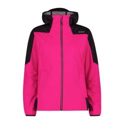 Kurtka damska turystyczna CMP 35A6246. Brązowe kurtki sportowe damskie CMP, l, bez wzorów, z softshellu, bez ramiączek, z kapturem, trekkingowe. Za 423.00 zł.